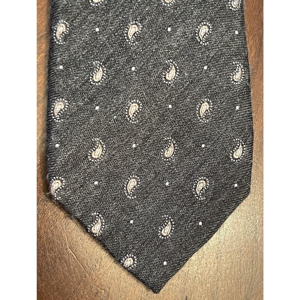 Alfani Black Gold 50% Silk 25% Polyester 25% Viscose Men’s Neck Tie China